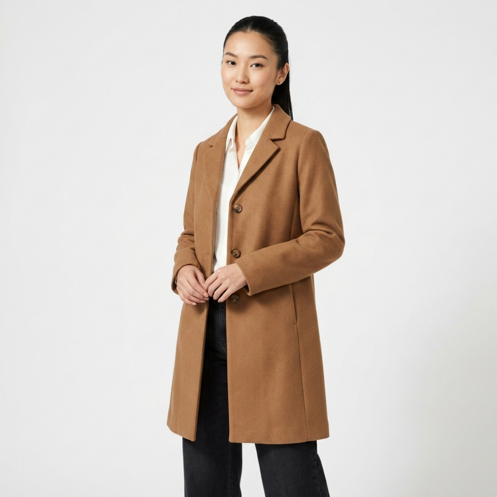 Heathward – Cashmere Wool Coat — Caramel