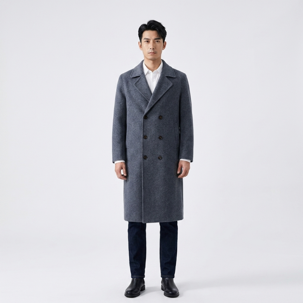 Slateforge – Cashmere Wool Overcoat