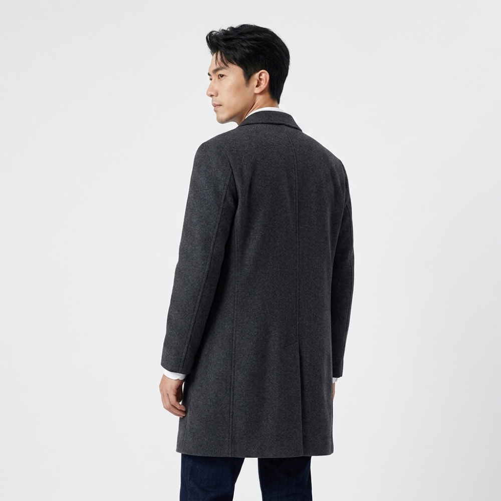 Slateforge – Cashmere Wool Overcoat