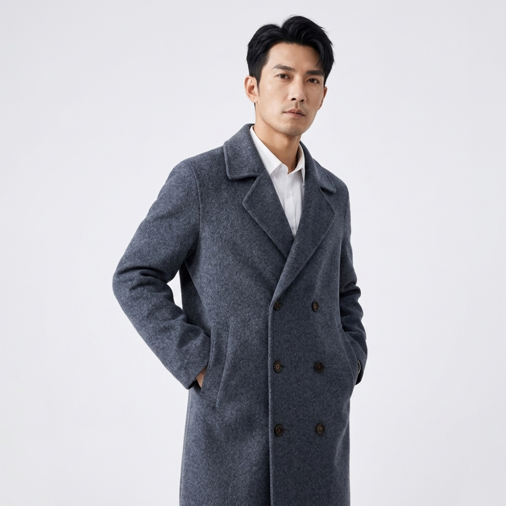 Slateforge – Cashmere Wool Overcoat