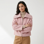 Hallowood – Cashmere Wool Jacket — Pink
