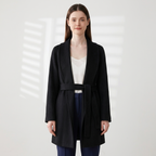 Alderfield – Wool Coat — Black