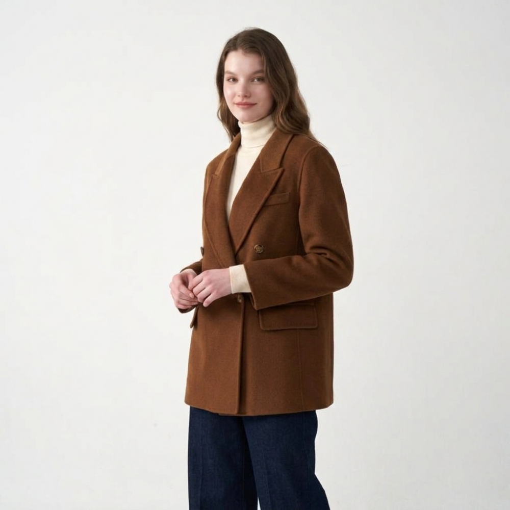 Highridge – Wool Blazer — Brown