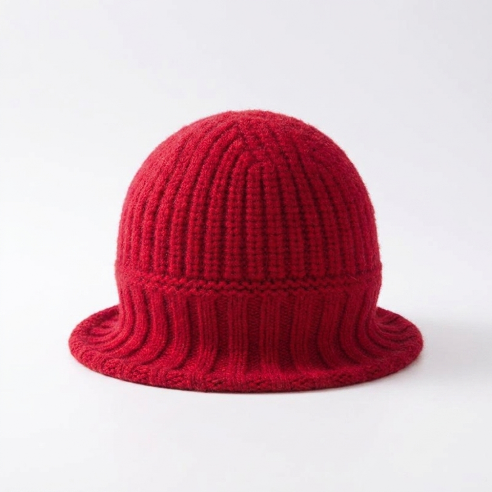 Coastplain – Cashmere Wool Hat — Red