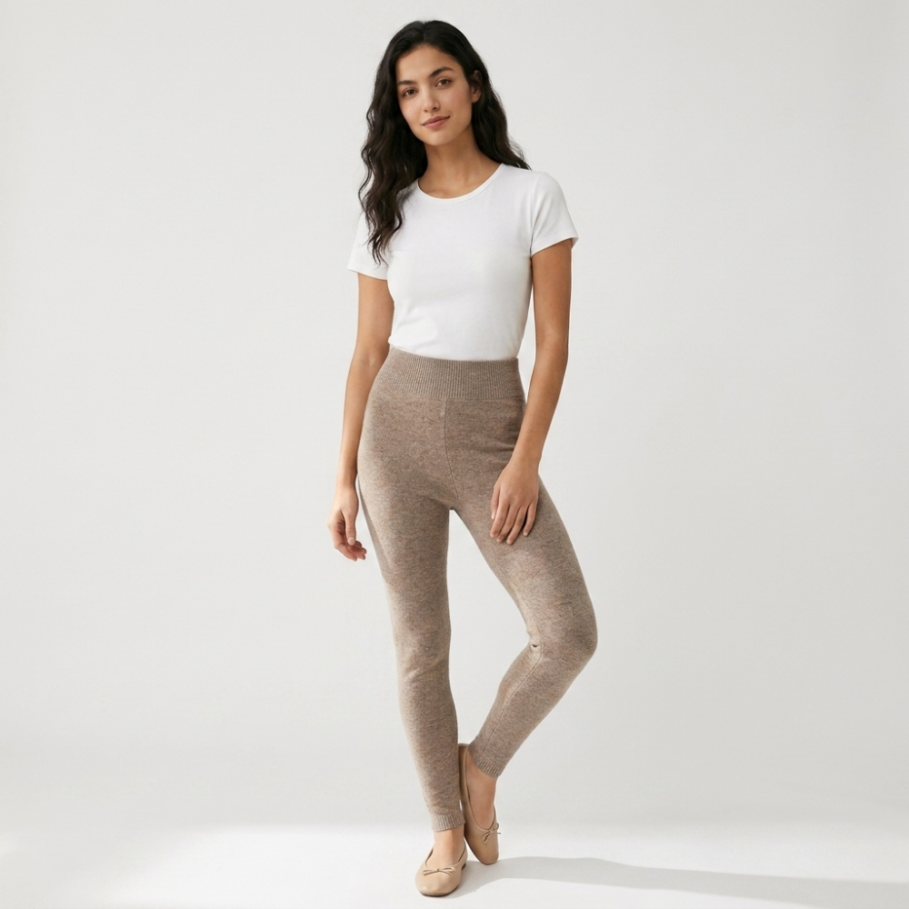 Winterform – Cashmere Leggings — Tan