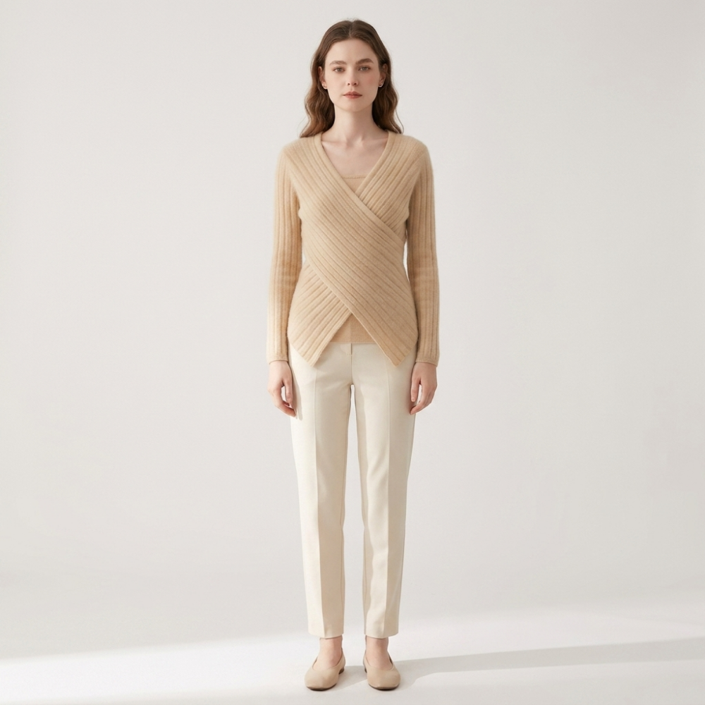 Crossveil – Cashmere Wool Top