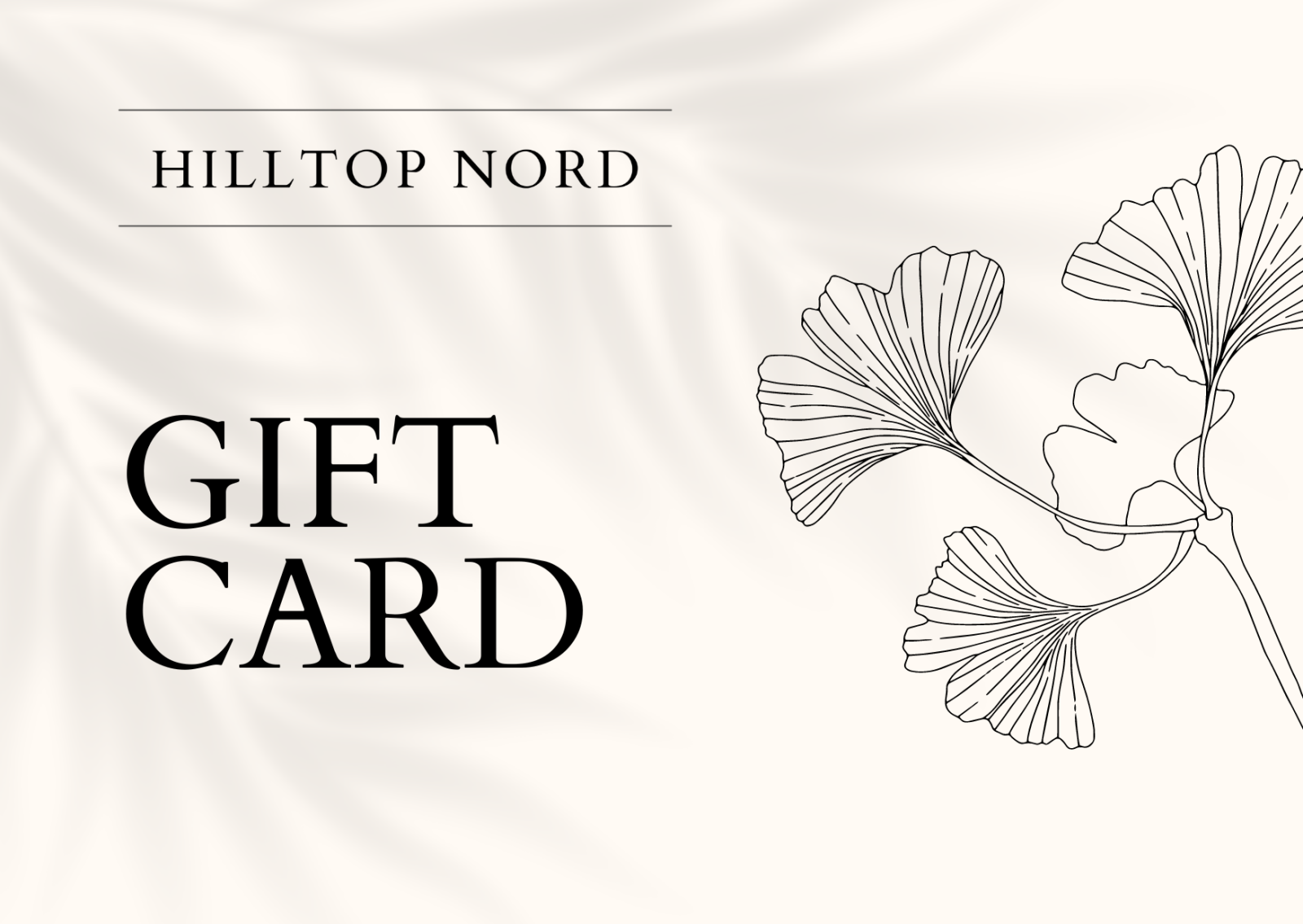 Gift Card - Hilltop Nord