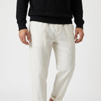 Aurelio – 70% Ramie 30% Cotton Straight Leg Trousers - Hilltop Nord