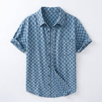 Rilo – 100% Cotton Denim Relaxed Overshirt - Hilltop Nord