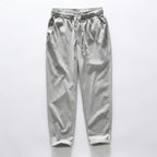 Lasse – 98% Cotton Drawstring Tapered Pants - Hilltop Nord