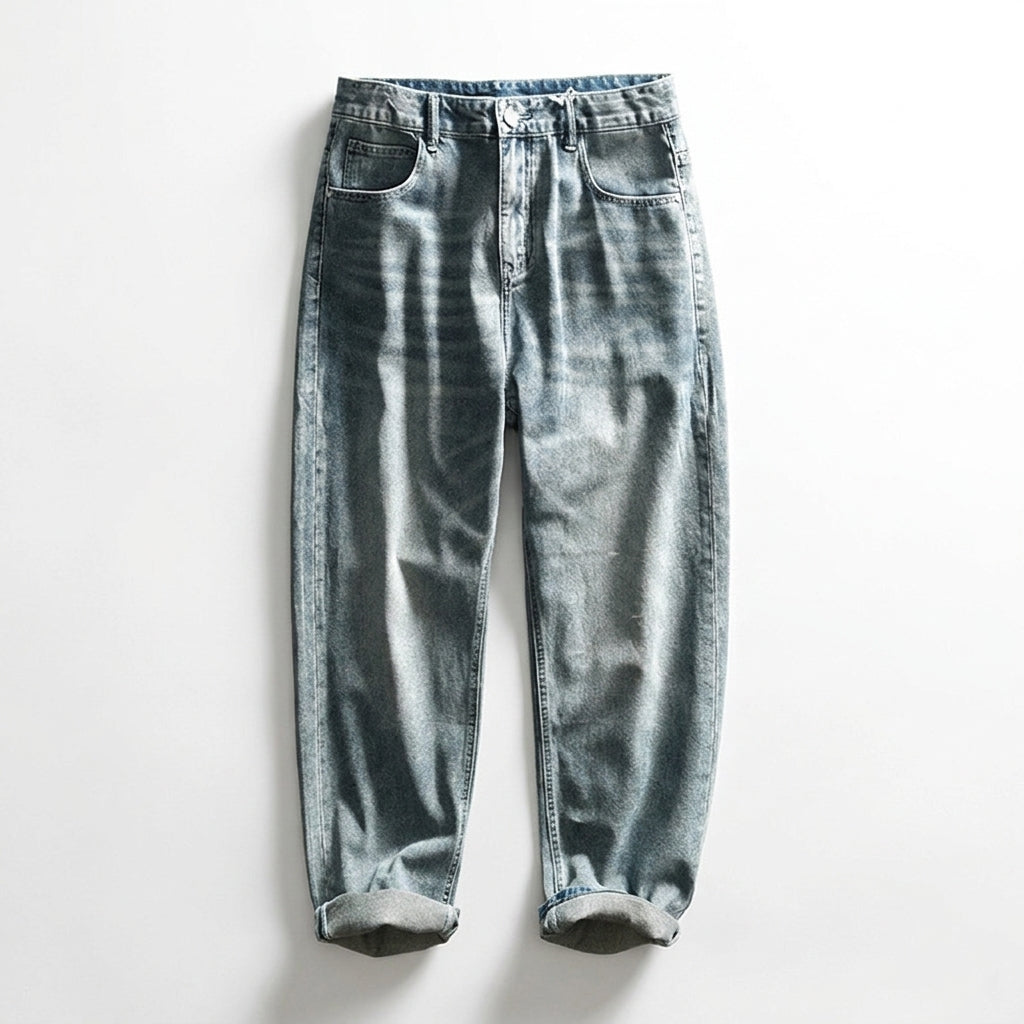 Anders – 91% Cotton Washed Straight-Leg Jeans - Hilltop Nord