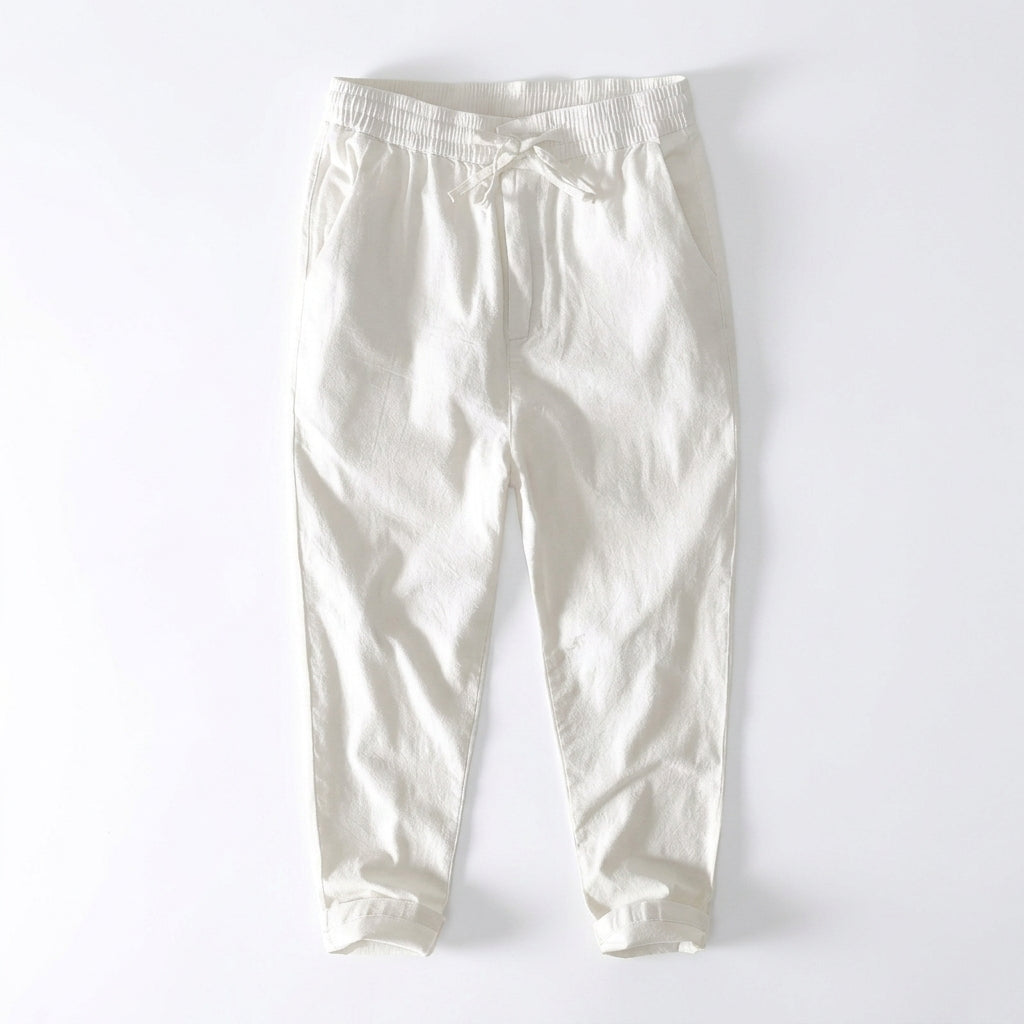 Torin – 97% Cotton Drawstring Tapered Pants - Hilltop Nord