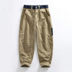 Nero – 100% Cotton Relaxed Cargo Trousers - Hilltop Nord
