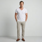 Matteo – 100% Cotton V-Neck Tee - Hilltop Nord