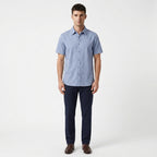 Santino – Cotton Relaxed Short Sleeve Shirt - Hilltop Nord