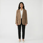 Esme – 95% Hemp Cropped Single-Breasted Blazer - Hilltop Nord