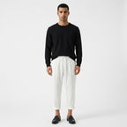 Aurelio – 70% Ramie 30% Cotton Straight Leg Trousers - Hilltop Nord