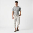 Torin – 97% Cotton Drawstring Tapered Pants - Hilltop Nord