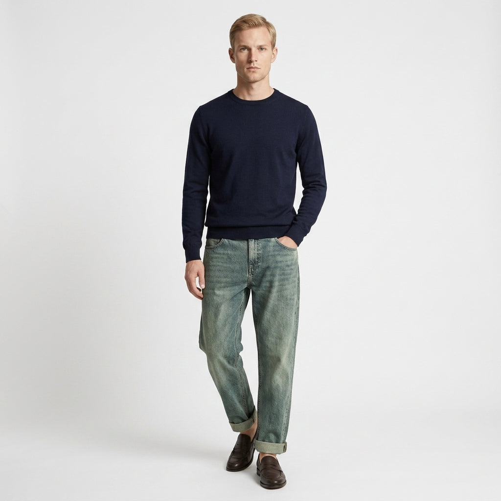 Orlo – 92% Cotton Straight-Leg Jeans - Hilltop Nord