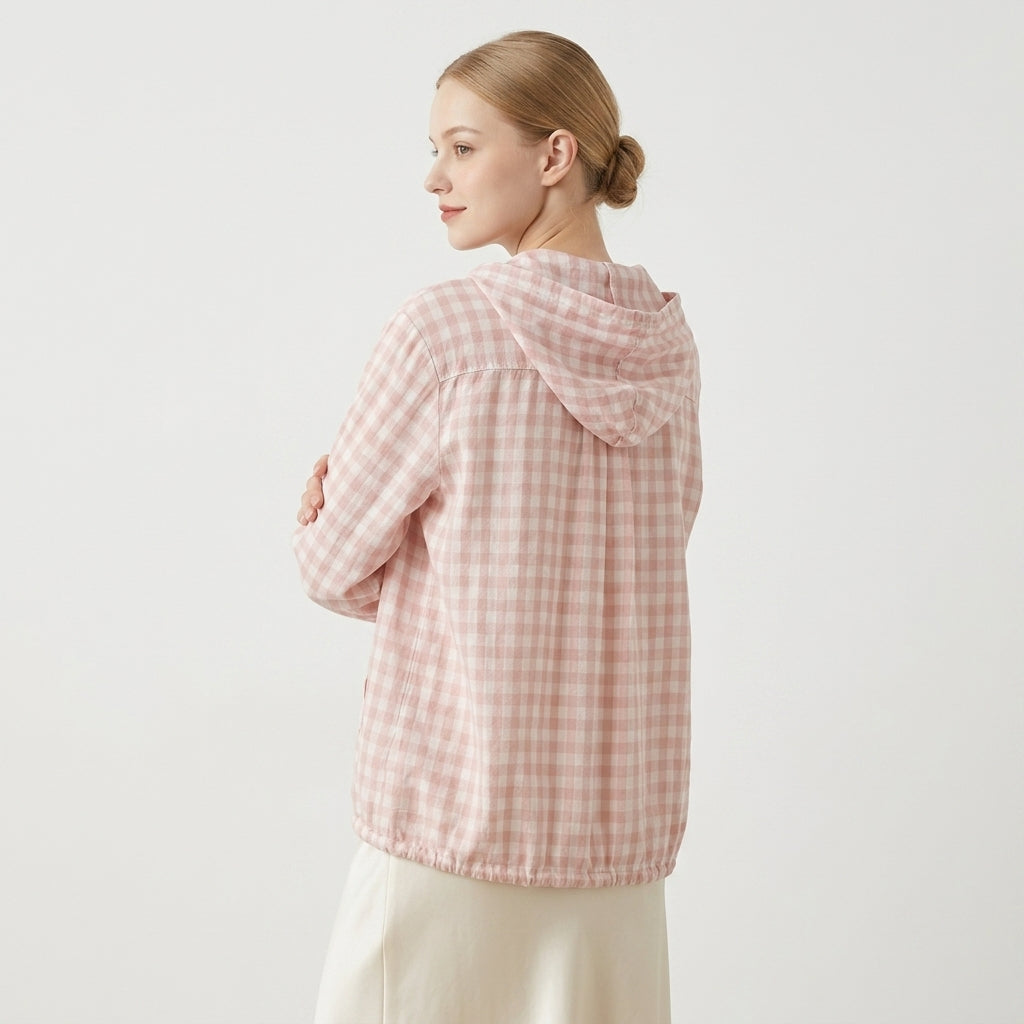 Ilse – 90% Cotton Double-Layer Hooded Jacket - Hilltop Nord