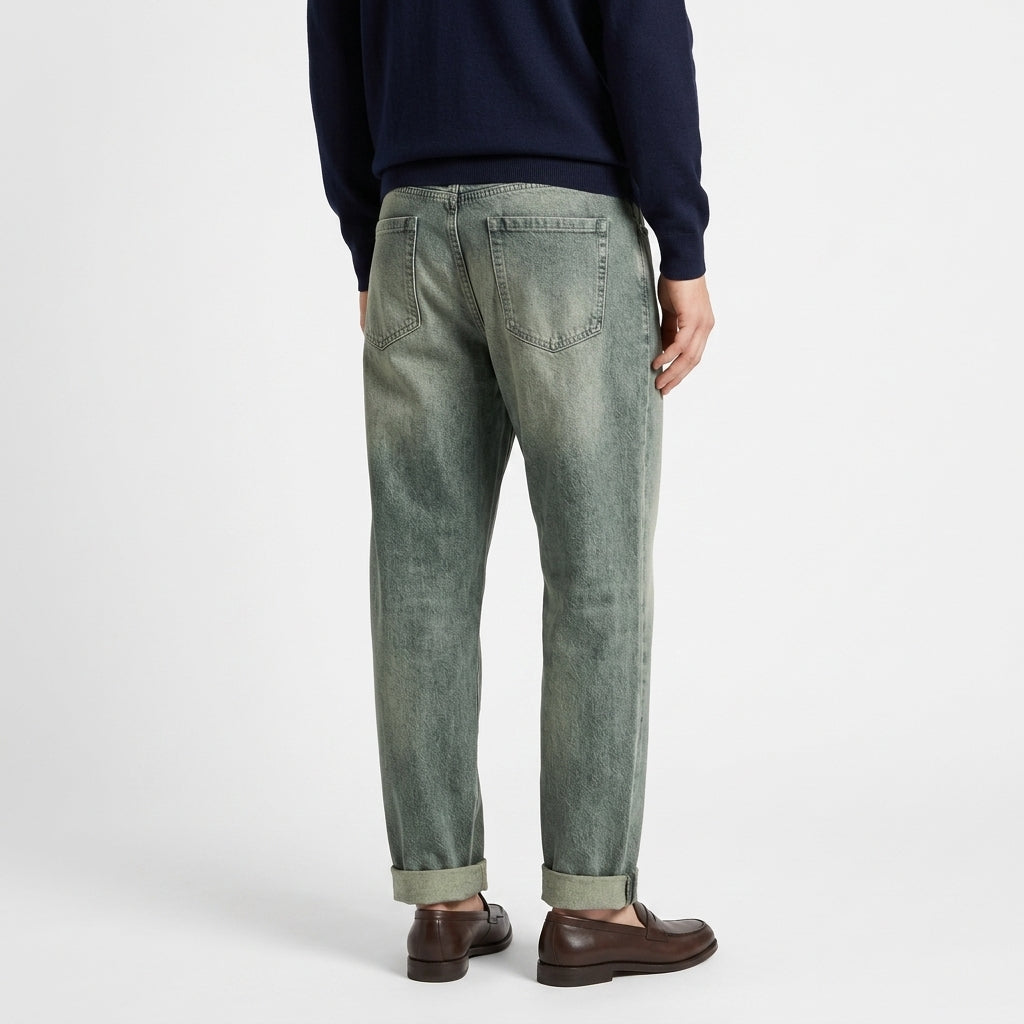 Orlo – 92% Cotton Straight-Leg Jeans - Hilltop Nord