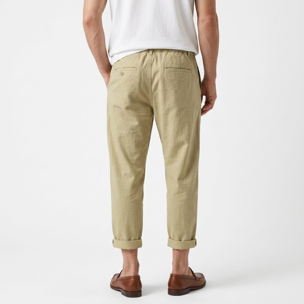 Otis – 100% Cotton Relaxed Cargo Trousers - Hilltop Nord