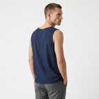 Emil – 50% Linen Blend Relaxed Sleeveless Top - Hilltop Nord