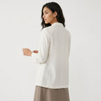 Neve – Cotton Hemp Single-Breasted Relaxed Blazer - Hilltop Nord