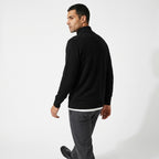 Arno – 100% Cotton Full Zip Stand-Collar Cardigan - Hilltop Nord