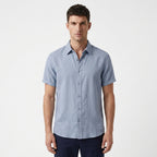 Santino – Cotton Relaxed Short Sleeve Shirt - Hilltop Nord