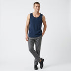 Emil – 50% Linen Blend Relaxed Sleeveless Top - Hilltop Nord